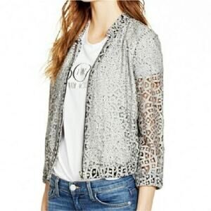 Rebecca Minkoff Royce Lace Bomber SZ S